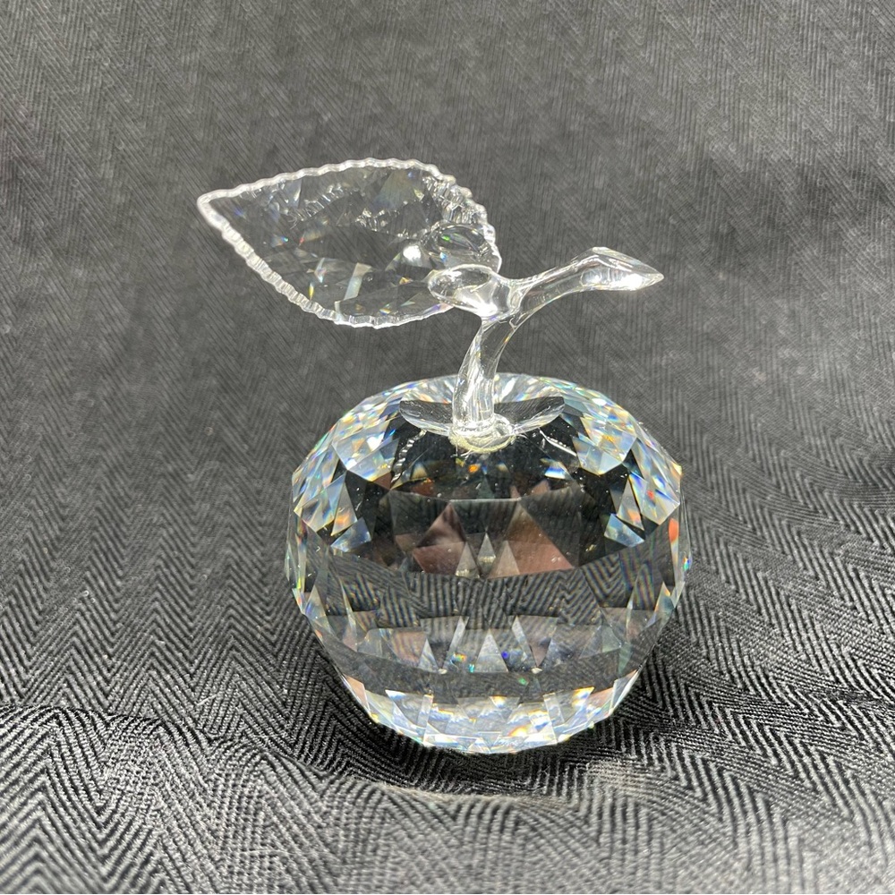 Swarovski Clear Crystal Apple